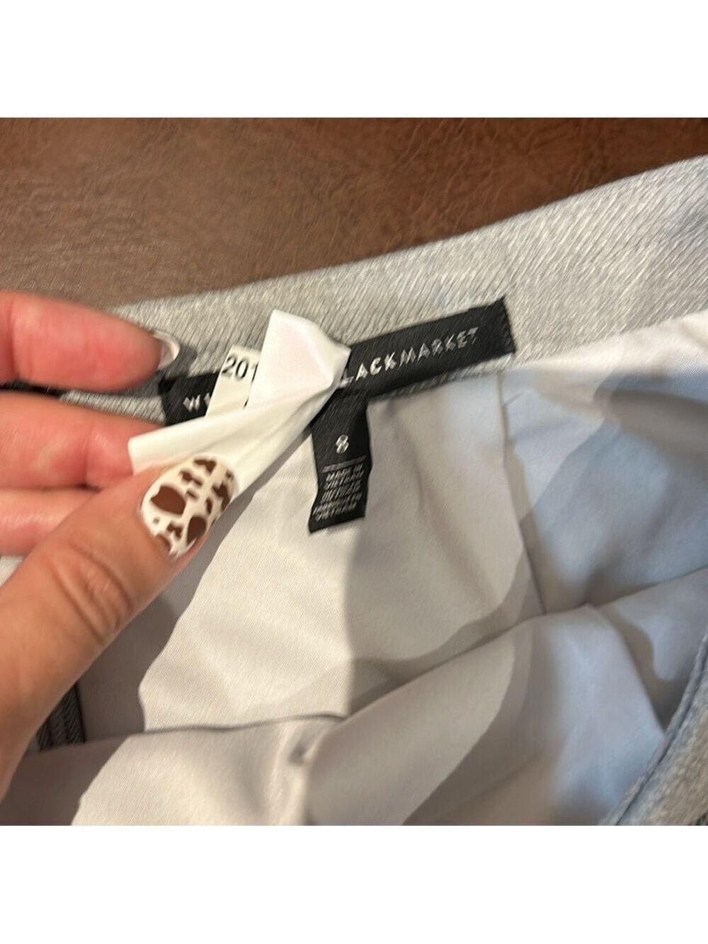 Black house, white market pencil skirt - Picture 4 of 6